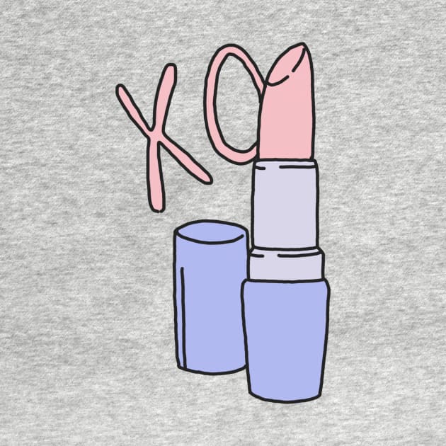 Lipstick xo kisses tumblr girly makeup print by bigkidult